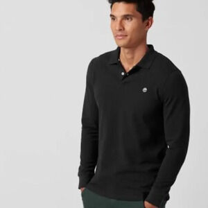 Timberland grey/black collar long sleeve sweater